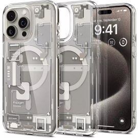 Spigen iPhone 15 Pro Max Ultra MagFit Case Zero One Natural Titanium – ACS07211