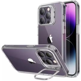 ESR Apple iPhone 14 Pro Classic Kickstand Case Stand Military-Grade Protection & Built in Camera Ring Stand – Clear