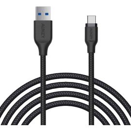 Aukey CB-AC2 Braided Nylon USB 3.1 USB A To USB C Cable 2 meter