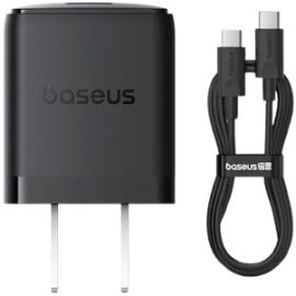 Baseus Palm 1C 30W US Fast Charger With Type C To Type C Cable 1m