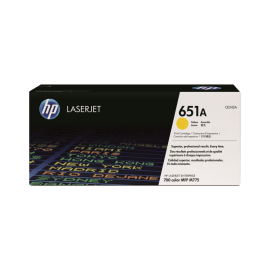 HP 651A Yellow Original LaserJet Toner Cartridge (CE342A)