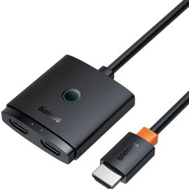 Baseus AirJoy Series 2-in-1 Bidirectional HDMI Switch with 1m Cable Cluster