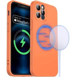 ESR Apple iPhone 12 Pro MagSafe Cloud Super Soft Case – Coral Orange