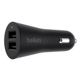 belkin BOOST UP 2-Port Car Charger + USB-A to Lightning cable