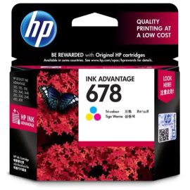 HP CZ108AA 678 Tri-color Original Ink Advantage Cartridge