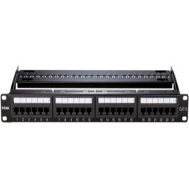 D-Link NPPC61BLK241 24-Port Patch Panel Cat 6 Black