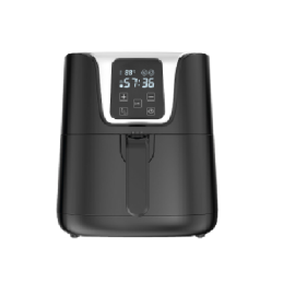 Decakila KEEC004B Led Display, Touch Panel Air Fryer 3.0L Basket/4L Drawer 1300W