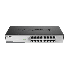 D-Link DES‑1016D 16‑Port Fast Ethernet Unmanaged Desktop Switch