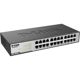 D- Link DES‑1024D 24-Port Fast Ethernet Unmanaged Desktop Switch