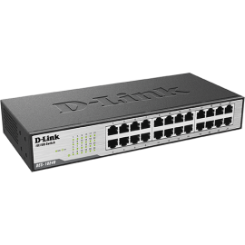 D- Link DES‑1024D 24-Port Fast Ethernet Unmanaged Desktop Switch