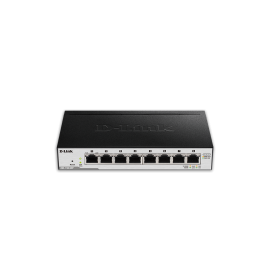 D-Link DGS-1100-08P DGS-1100 Series Smart Managed 8-Port Gigabit PoE Switch