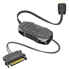 Ease ARGB Adapter SATA to 5V 3 Pin Converter RGB Controller Cable