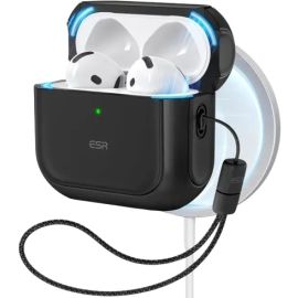 ESR AirPods 4 Orbit Hybrid Case HaloLock Black