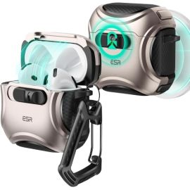 ESR AirPods Pro 3 Cyber FlickLock Magnetic Case Titanium