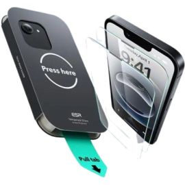 ESR iPhone 16e/14/13/13 Pro Tempered Glass Screen Protector – 2 Packs