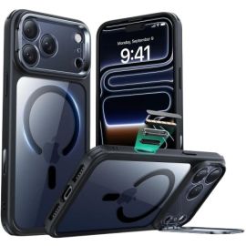 ESR iPhone 17 Pro Max Classic Hybrid With Stand Case Clear Black