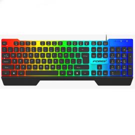 Forev FV-Q58 Wired Gaming Tri-Color Keyboard