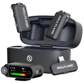 Hollyland LARK MAX 2 Combo Wireless Microphone With Camera RX _USB-C RX (Space Gray)