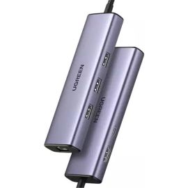 Ugreen 15598 Revodok 1061 6-IN-1 USB-C HUB (100W PD, 4K 30HZ HDMI)