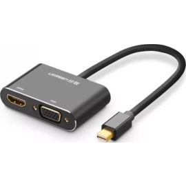 UGreen Mini DP To HDMI + VGA Converter Black