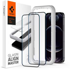 Spigen iPhone 12 / iPhone 12 Pro Align Master Screen Protector Case