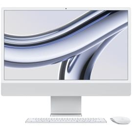 Apple iMac M3 Chip 24 Inch 8GB 512GB SSD (MQRK3) Silver