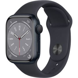Apple Watch Series 8 GPS 41mm Midnight Aluminum Case with Midnight Sport Band MNP53AE