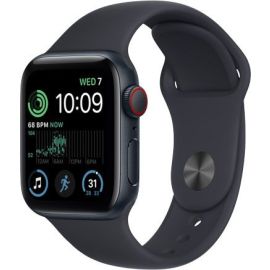 Apple Watch Series SE 44mm GPS Midnight Aluminum Case With Midnight Sport Band (2022)