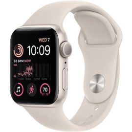 Apple Watch Series SE 40mm GPS Starlight Aluminum Case With Starlight Sport Band (2022)