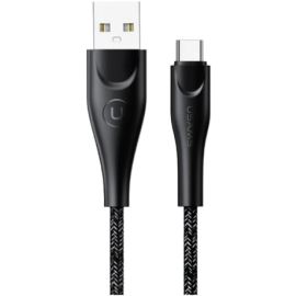 Usams US-SJ392 U41 Type-C Braided Data and Charging Cable 1m – Black