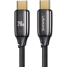 Usams Type-C To Type-C US-SJ581 U82 240W PD3.1 Zinc Alloy Data Cable 2m