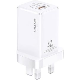 Usams US-CC138 T41 47W GaN PD + QC Mini Fast 1C + 1A Charger