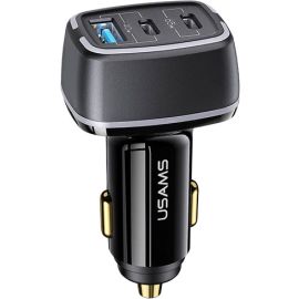 Usams US-CC141 C24 105W 3 Ports Fast Car 2C+1A Charger