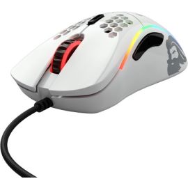 Glorious Model D Minus RGB Gaming Mouse (Glossy White)