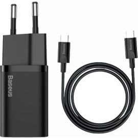 Baseus Super Si Quick Charger 1C 25W EU With Cable Type-C to Type-C 1m