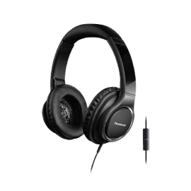 Panasonic RP-HD6ME-K Hi-Resolution Wired Around-Ear Headphones