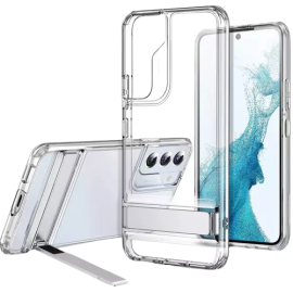 ESR Samsung Galaxy S22 Plus Air Shield Boost Back Case with Kickstand by Crystal Clear