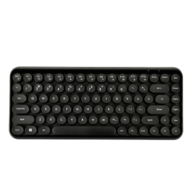 AJAZZ 308I Retro Typewriter Round Cap Wireless 84 Key Keyboard