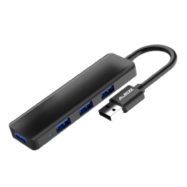 Ajazz AU101 4-in-1 USB To 4 x USB 3.0 HUB Adapter