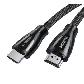 Ugreen 60633 2.1 HDMI 8K 60HZ 48GPBS Male To Male Braided Cable – 10M