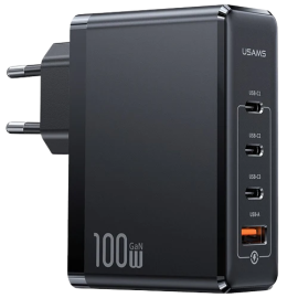 Usams US-CC163 T50 100W 4 Ports ACCC GaN Fast Charger