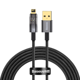 Baseus Explorer Fast Charging Data Cable with Auto Power Off USB to Lightning 2m