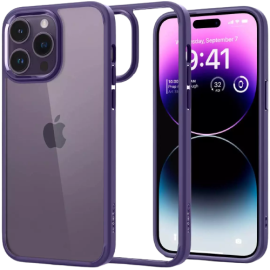 Spigen iPhone 14 Pro Ultra Hybrid TPU + PC Case – ACS05577 – Deep Purple