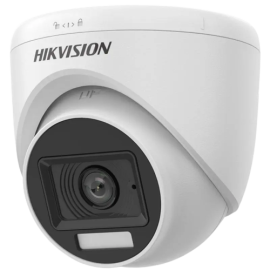 Hikvision DS-2CE76D0T-LPFS 2MP Smart Hybrid Light Audio Fixed Turret Camera