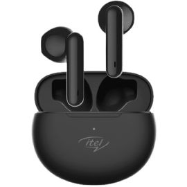 Itel T1 New Black True Wireless Half In-Ear Earbuds