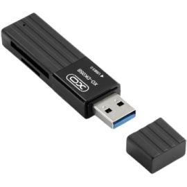 XO DK05B USB 3.0 Dual Slot Flash Memory Card Reader