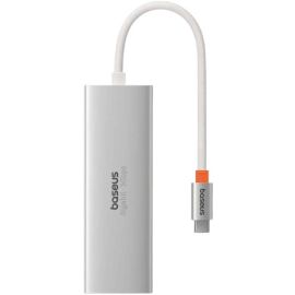 Baseus PortalJoy 4-Port HUB Frost Silver