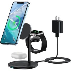 Choetech T585-F 3 in 1 Magnetic MagSafe Wireless Charger Station for Phones iPhone
