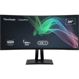 ViewSonic VP3481a 34'' Frameless Curved Monitor Docking Monitor