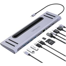 Onten 12-in-1 Type-c to Multi-functional Docking Station 4K@30hz OTN-9199